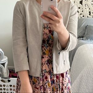 Soia and kyo suede jacket size medium new condition